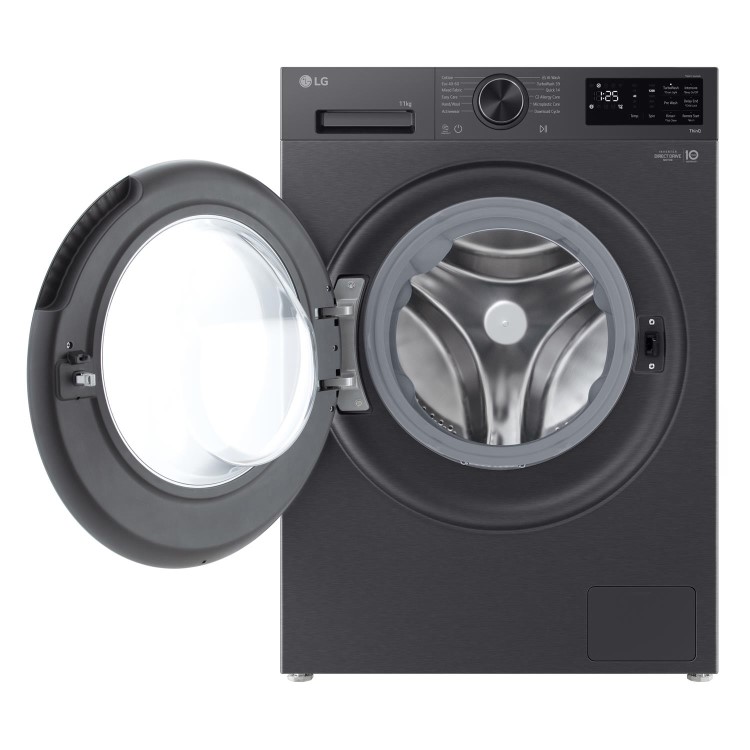 LG VX50 Series 11kg 1400rpm Washing Machine - AI Direct Drive Black