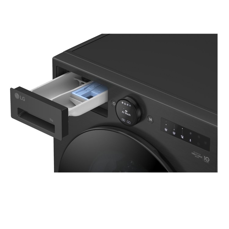 LG VX70 Series 9kg 1400rpm Washing Machine - Black