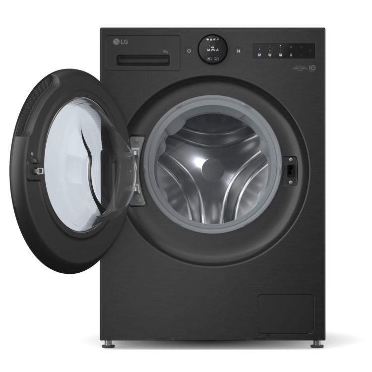 LG VX70 Series 9kg 1400rpm Washing Machine - Black