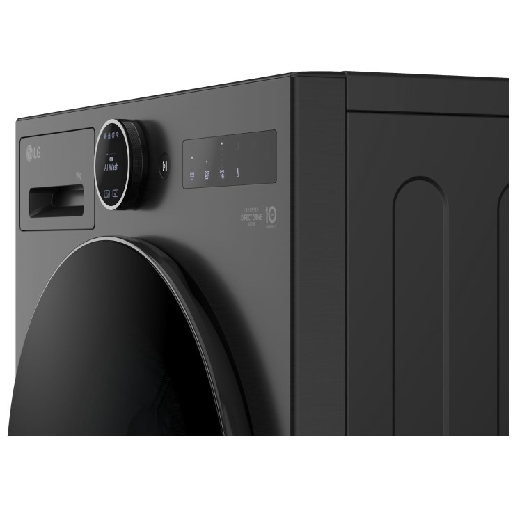 LG VX70 Series 9kg 1400rpm Washing Machine - Black