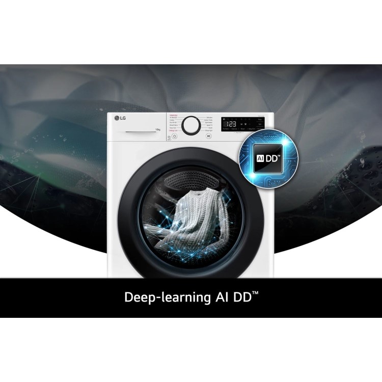 LG F4Y510WBLN 10kg 1400rpm Washing Machine - White