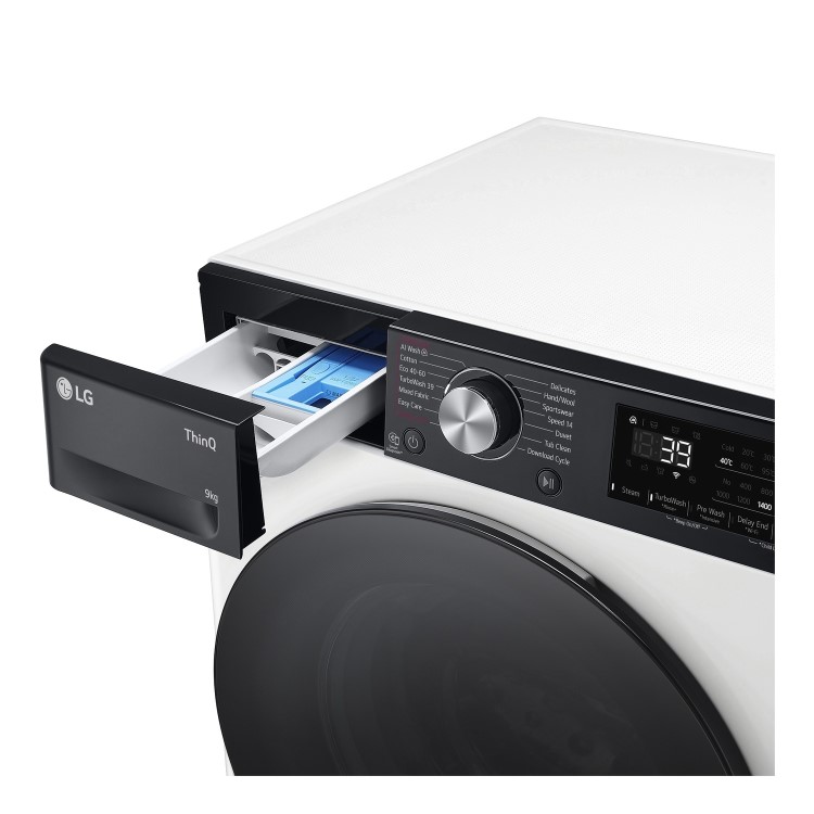 LG TurboWash 9kg 1400rpm Freestanding Washing Machine - White  