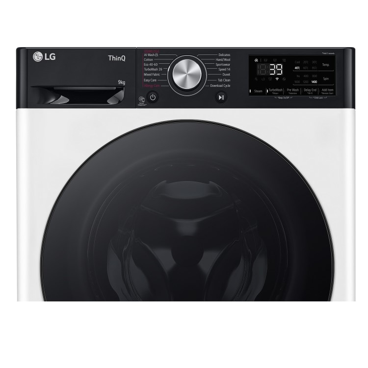 LG TurboWash 9kg 1400rpm Freestanding Washing Machine - White  