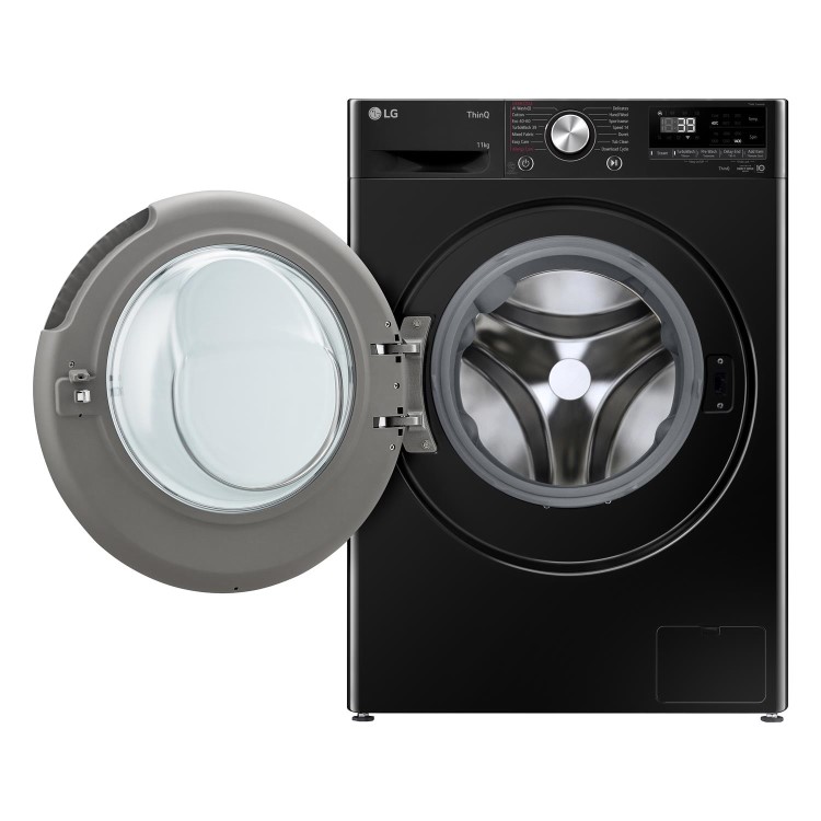 LG Series 4 Pro AI Direct Drive 11kg 1400rpm Washing Machine - Black
