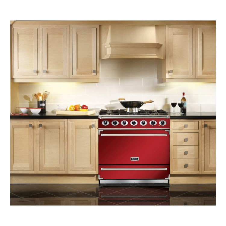 Falcon 90cm Dual Fuel Range Cooker with Dividable Single Oven - Stainless Steel