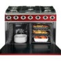 Falcon 90cm Dual Fuel Range Cooker with Dividable Single Oven - Stainless Steel