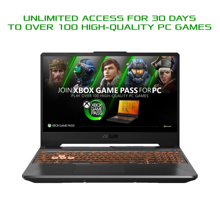 Asus TUF Gaming AMD Ryzen 5-4600H 8GB 512GB SSD 15.6 Inch FHD 144Hz GeForce GTX 1650 Windows 10 Gaming Laptop
