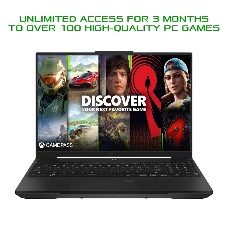Refurbished Asus TUF A16 AMD Ryzen 7 16GB RAM 512GB SSD RX 7600S 165Hz 16 Inch Windows 11 Gaming Laptop