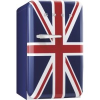 Smeg FAB10RUJ 55cm Wide Retro Style Right Hinge Freestanding Fridge - Union Jack Smeg FAB10RUJ 55cm Wide Retro Style Right Hinge Freestanding Fridge - Union Jack