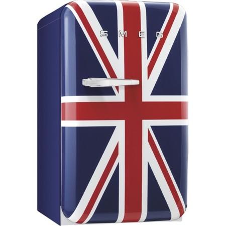 Smeg FAB10RUJ 55cm Wide Retro Style Right Hinge Freestanding Fridge - Union Jack