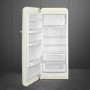 Smeg 244 Litre Fifties Style Left Hand Hinge Freestanding Fridge With Ice Box – Cream