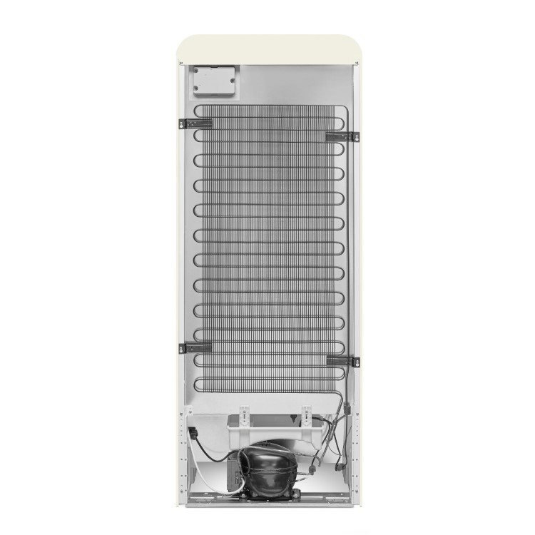 Smeg 244 Litre Fifties Style Left Hand Hinge Freestanding Fridge With Ice Box – Cream