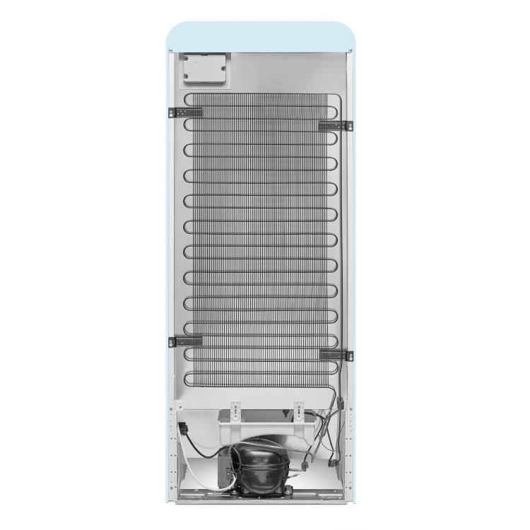 Smeg 244 Litre Fifties Style Left Hand Hinge Fridge with Icebox - Pastel Blue