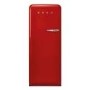 Smeg 270 Litre Fifities Style Left Hand Hinge Freestanding Fridge With Ice Box - Red