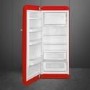 Smeg 270 Litre Fifities Style Left Hand Hinge Freestanding Fridge With Ice Box - Red