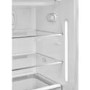 Smeg 270 Litre Fifities Style Left Hand Hinge Freestanding Fridge With Ice Box - Red