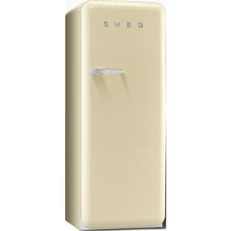 Smeg FAB28QP1 60cm Wide Retro Style Right Fringe Freestanding Fridge - Cream