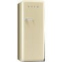 Smeg FAB28QP1 60cm Wide Retro Style Right Fringe Freestanding Fridge - Cream