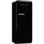 Smeg 270 Litre Fifities Style Right Hand Hinge Freestanding Fridge With Ice Box - Black