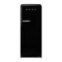 Smeg 244 Litre Fifties Style Right Hand Hinge Freestanding Fridge With Ice Box – Black