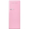Smeg FAB28RPK3UK Fifities Style Right Hand Hinge Freestanding Fridge With Ice Box - Pink