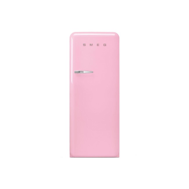 Smeg FAB28RPK3UK Fifities Style Right Hand Hinge Freestanding Fridge With Ice Box - Pink
