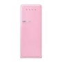 Smeg 244 Litre Fifties Style Right Hand Hinge Freestanding Fridge With Ice Box – Pink