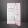 Smeg 244 Litre Fifties Style Right Hand Hinge Freestanding Fridge With Ice Box – Pink
