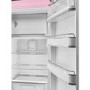 Smeg 244 Litre Fifties Style Right Hand Hinge Freestanding Fridge With Ice Box – Pink
