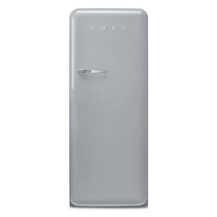 Smeg 244 Litre Fifties Style Right Hand Hinge Freestanding Fridge With Ice Box – Silver
