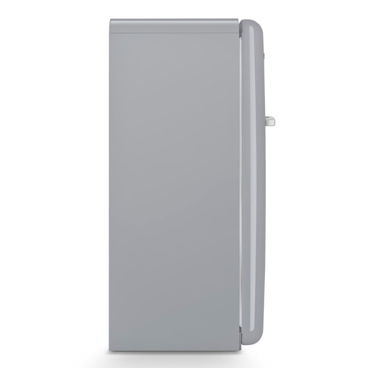 Smeg 244 Litre Fifties Style Right Hand Hinge Freestanding Fridge With Ice Box – Silver