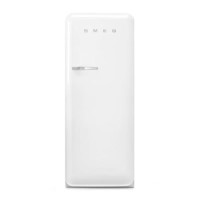 Smeg 244 Litre Fifties Style Right Hand Hinge Fridge with Icebox - White