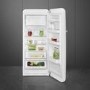 Smeg 244 Litre Fifties Style Right Hand Hinge Fridge with Icebox - White