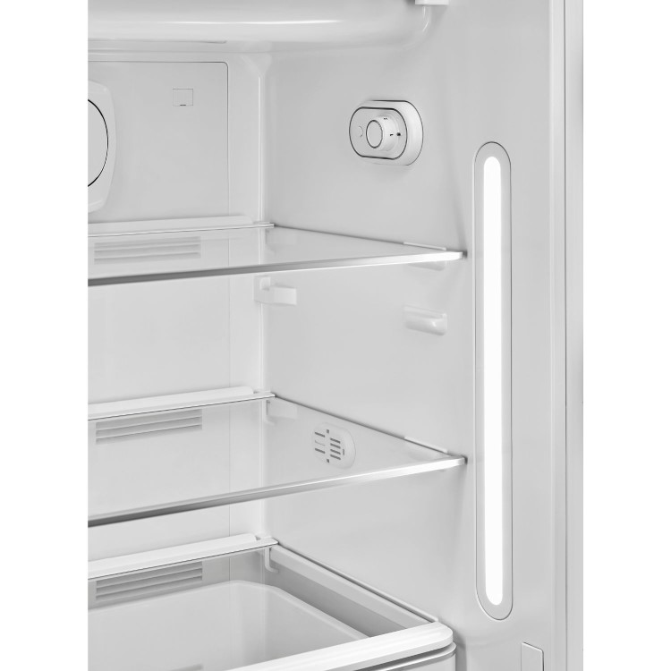 Smeg 244 Litre Fifties Style Right Hand Hinge Fridge with Icebox - White