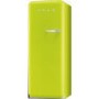 Smeg FAB28YVE1 60cm Wide Retro Style Left Hinge Freestanding Fridge - Lime Green