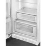 Smeg 294 Litre Fifties Style Left Hand Hinge 70/30 Fridge over No Frost Freezer - White