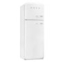 Smeg 294 Litre Fifties Style Left Hand Hinge 70/30 Freestanding Fridge Freezer - White