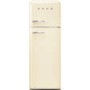 Smeg 294 Litre Fifties Style Right Hand Hinge Top Mount Fridge Freezer - Cream