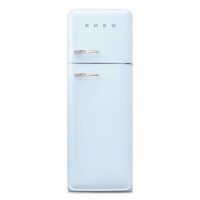 Smeg 294 Litre Fifties Style Right Hand Hinge 70/30 Fridge Freezer - Pastel Blue