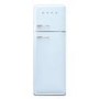Smeg 294 Litre Fifties Style Right Hand Hinge 70/30 Fridge Freezer - Pastel Blue