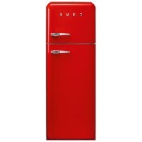 Smeg 294 Litre Fifties Style Right Hand Hinge Top Mount Fridge Freezer - Red Smeg 294 Litre Fifties Style Right Hand Hinge Top Mount Fridge Freezer - Red