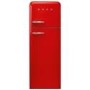 Smeg 294 Litre Fifties Style Right Hand Hinge Top Mount Fridge Freezer - Red
