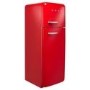 Smeg 294 Litre Fifties Style Right Hand Hinge Top Mount Fridge Freezer - Red