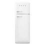 Smeg 294 Litre Fifties Style Right Hand Hinge 70/30 Fridge Freezer - White