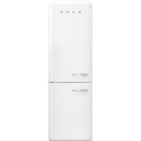 Smeg 301 Litre Fifties Style Left Hand Hinge Fridge Freezer - White