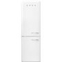 Smeg 301 Litre Fifties Style Left Hand Hinge Fridge Freezer - White