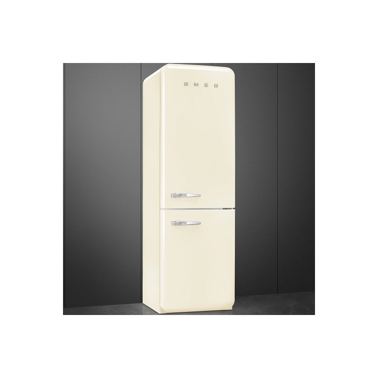 Smeg FAB32RCR3UK 301 Litre Freestanding Fridge Freezer Retro 60/40 Split Frost Free 60cm Wide - Cream