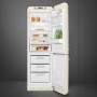 Smeg 331 Litre Fifties Style Right Hand Hinge 70/30 Fridge Freezer - Cream