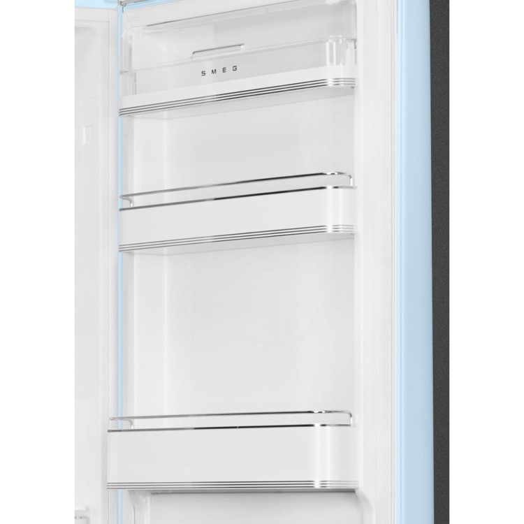 Refurbished Smeg 331 Litre Fifties Style Right Hand Hinge 70/30 Fridge Freezer - Pastel Blue