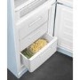 Refurbished Smeg 331 Litre Fifties Style Right Hand Hinge 70/30 Fridge Freezer - Pastel Blue